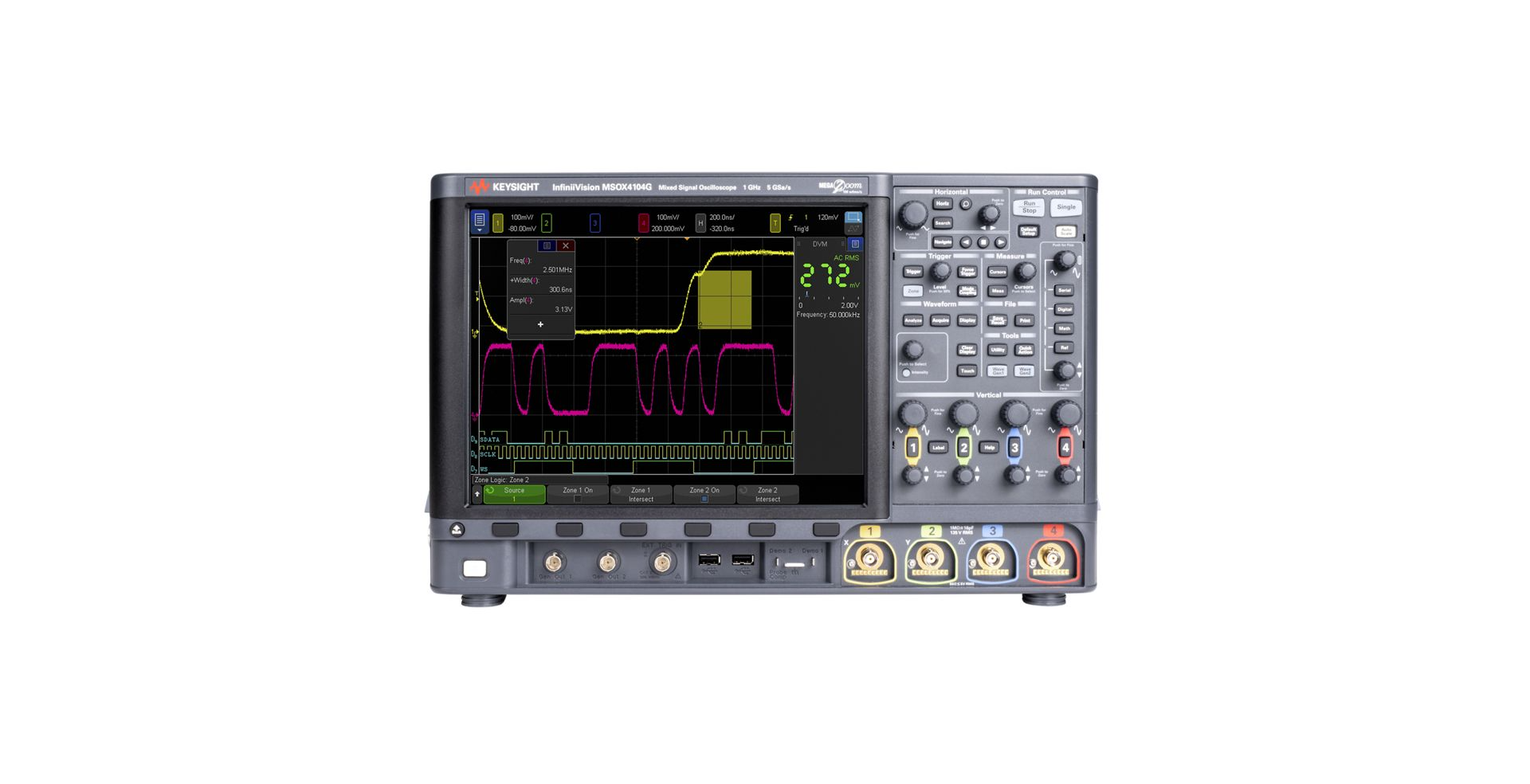 Keysight MSOX4034G 高性能混合信號示波器