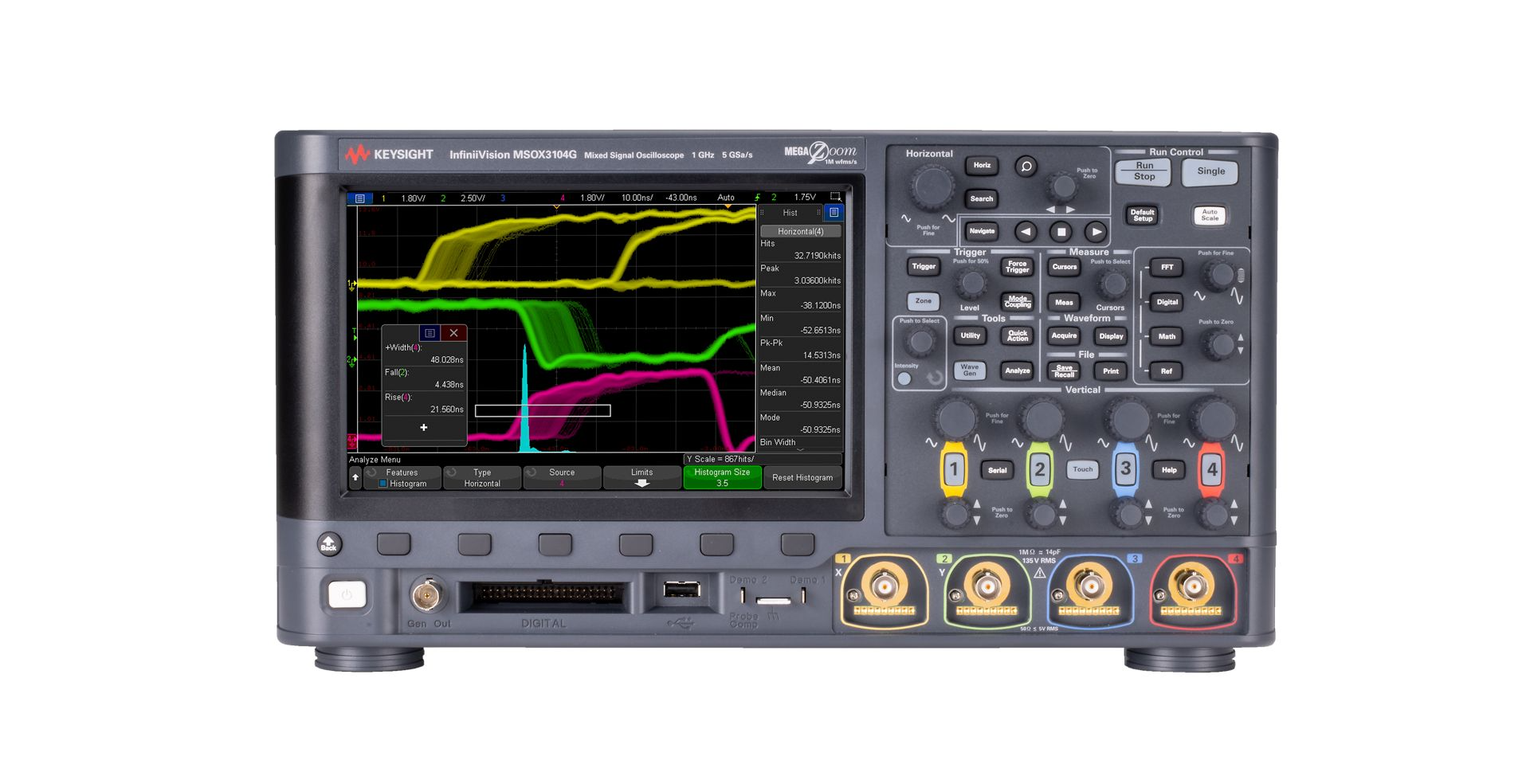 Keysight MSOX3024G 混合信號數(shù)字示波器
