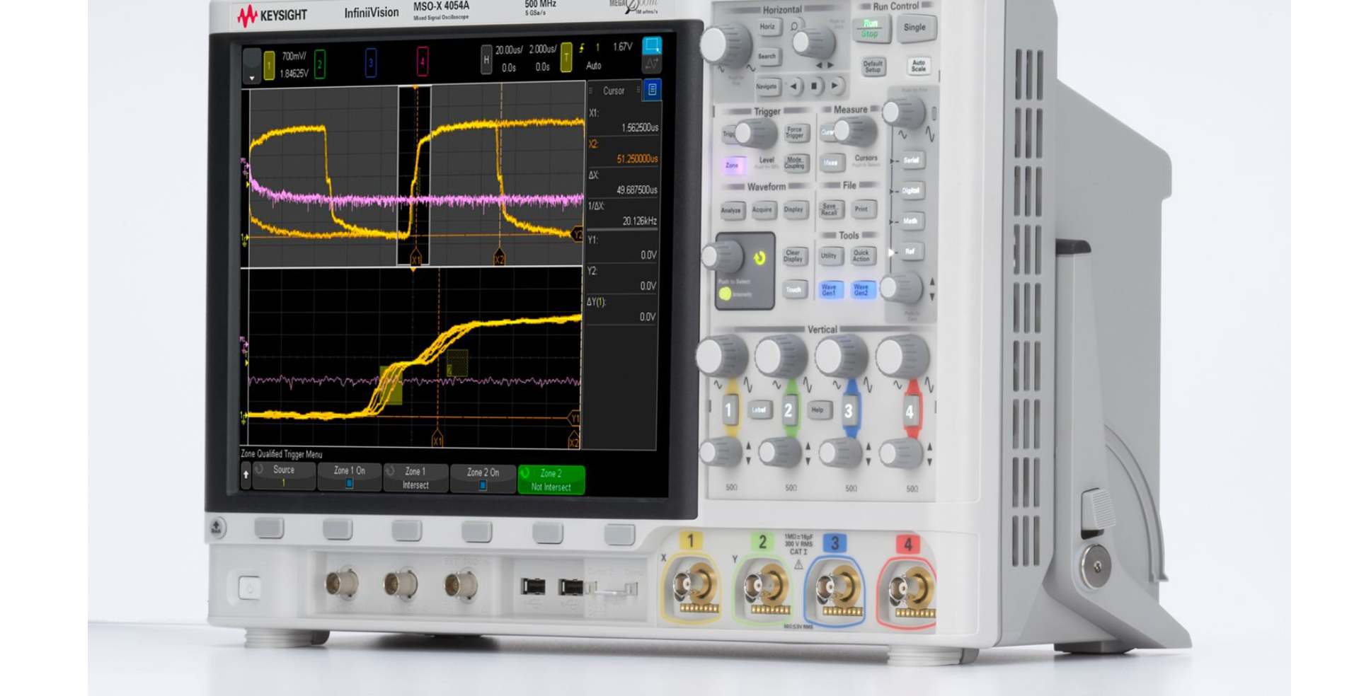 Keysight MSOX4154A混合信號示波器 1.5GHz帶寬 混合信號調(diào)試專用