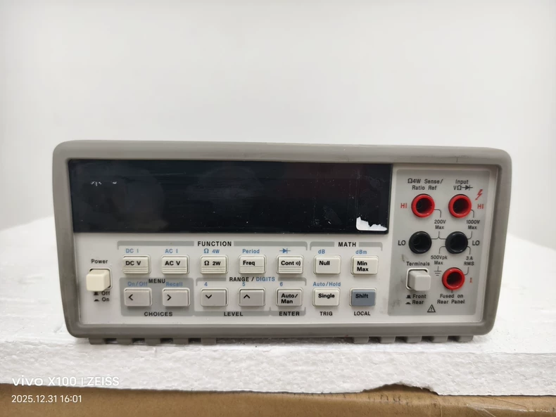 Agilent 34401A數字萬用表 6.5位分辨率多功能測試儀器